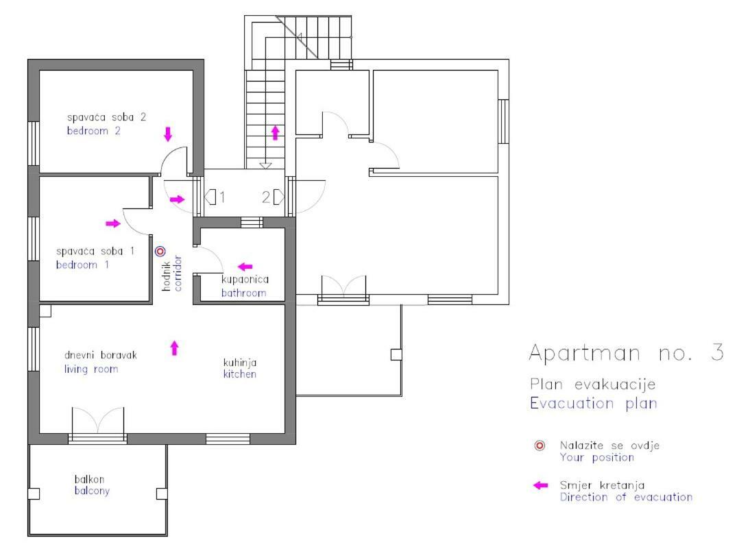 Apartment Traversa Novalja Exterior foto